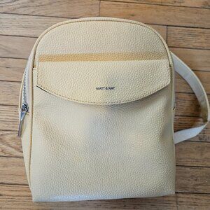 Matt & Nat Harlem Small Vegan Backpack in Zest